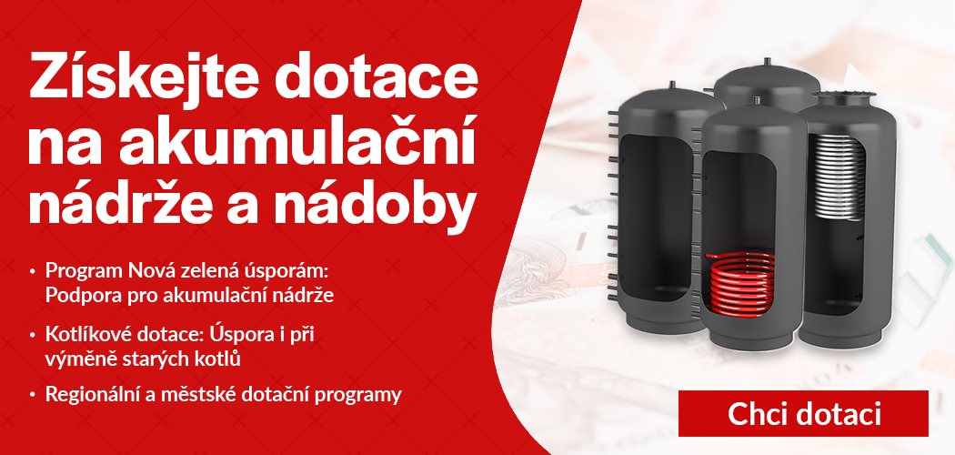 Banner - Dotace na akumulační nádrže